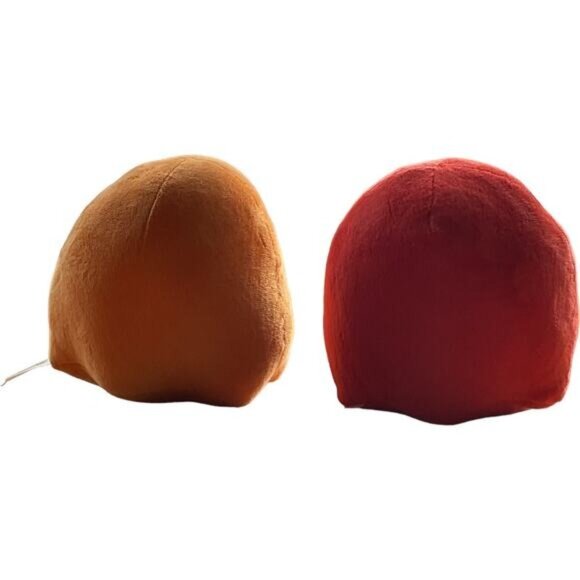 Pac-Man Blinky & Clyde Plush Set 7" Ghosts By Toy Factory - Picture 4 of 9